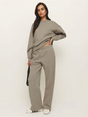 Reformation Kira Wide Leg Sweatpants